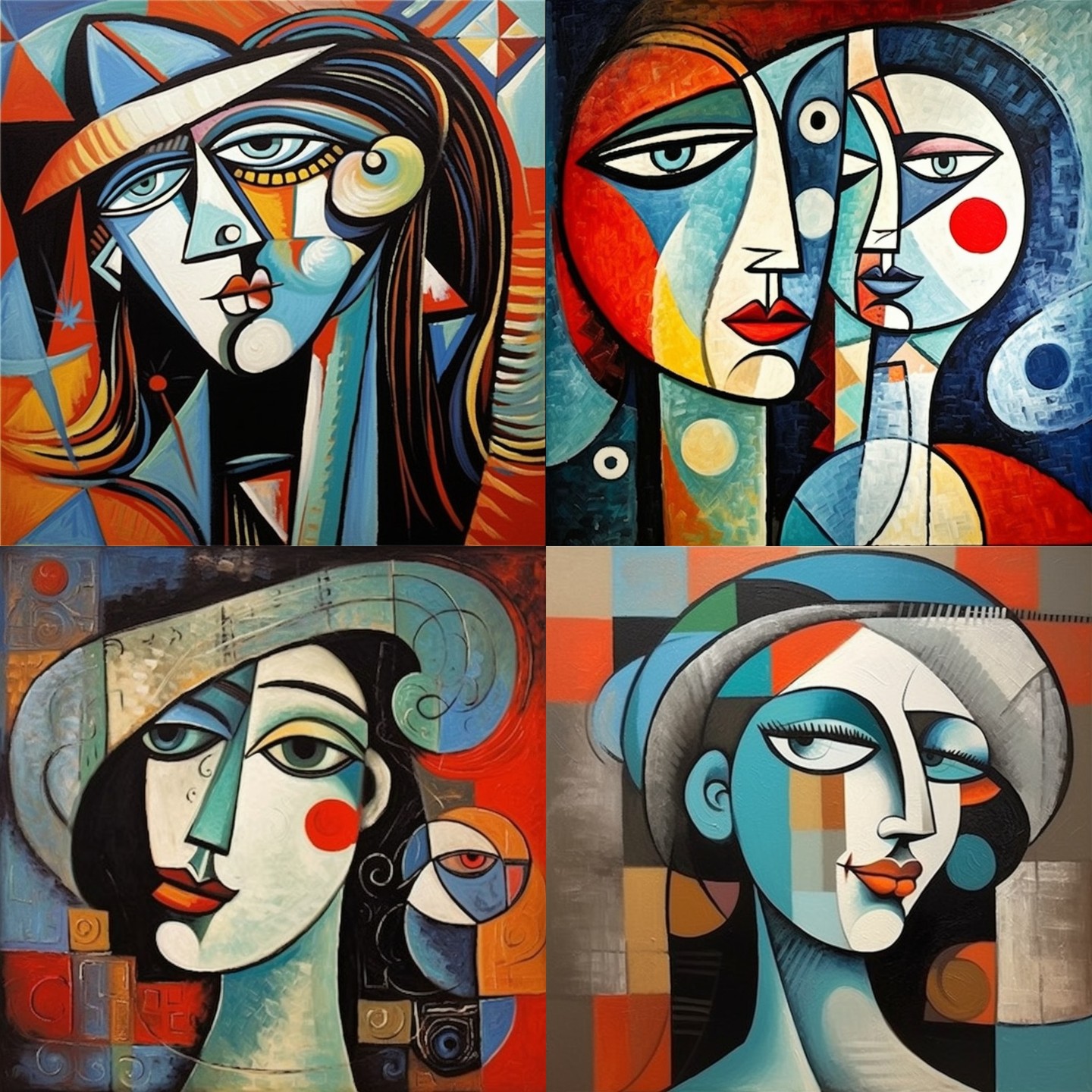 Que tal ter um quadro exclusivo no estilo de Picasso? Ou de 